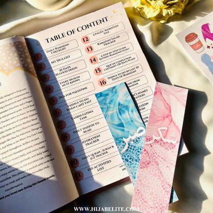 Sabr & Shukr Bookmarks 🌸