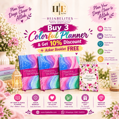 My Deen & Dunia Planner (Quarterly Colorful)