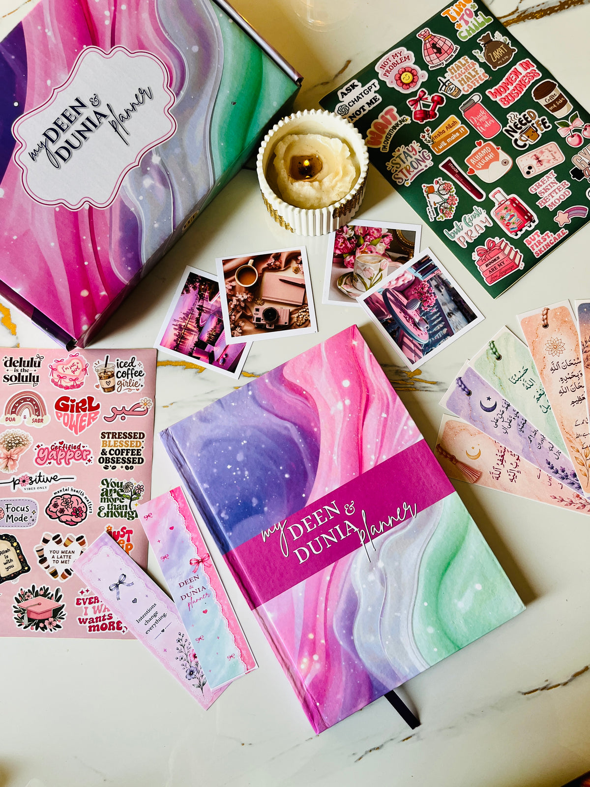 My Deen & Dunia Planner (Quarterly Colorful)