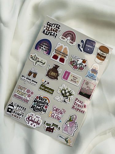 Stickers sheet
