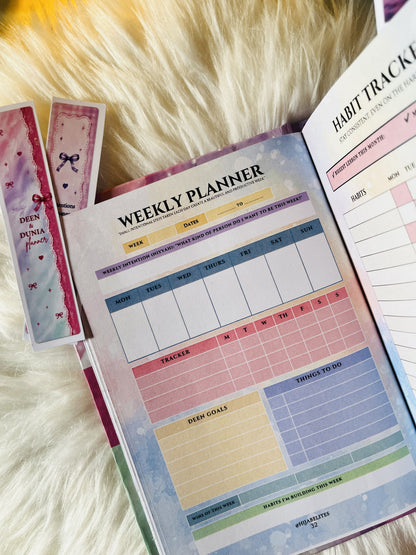 My Deen & Dunia Planner (Colorful)