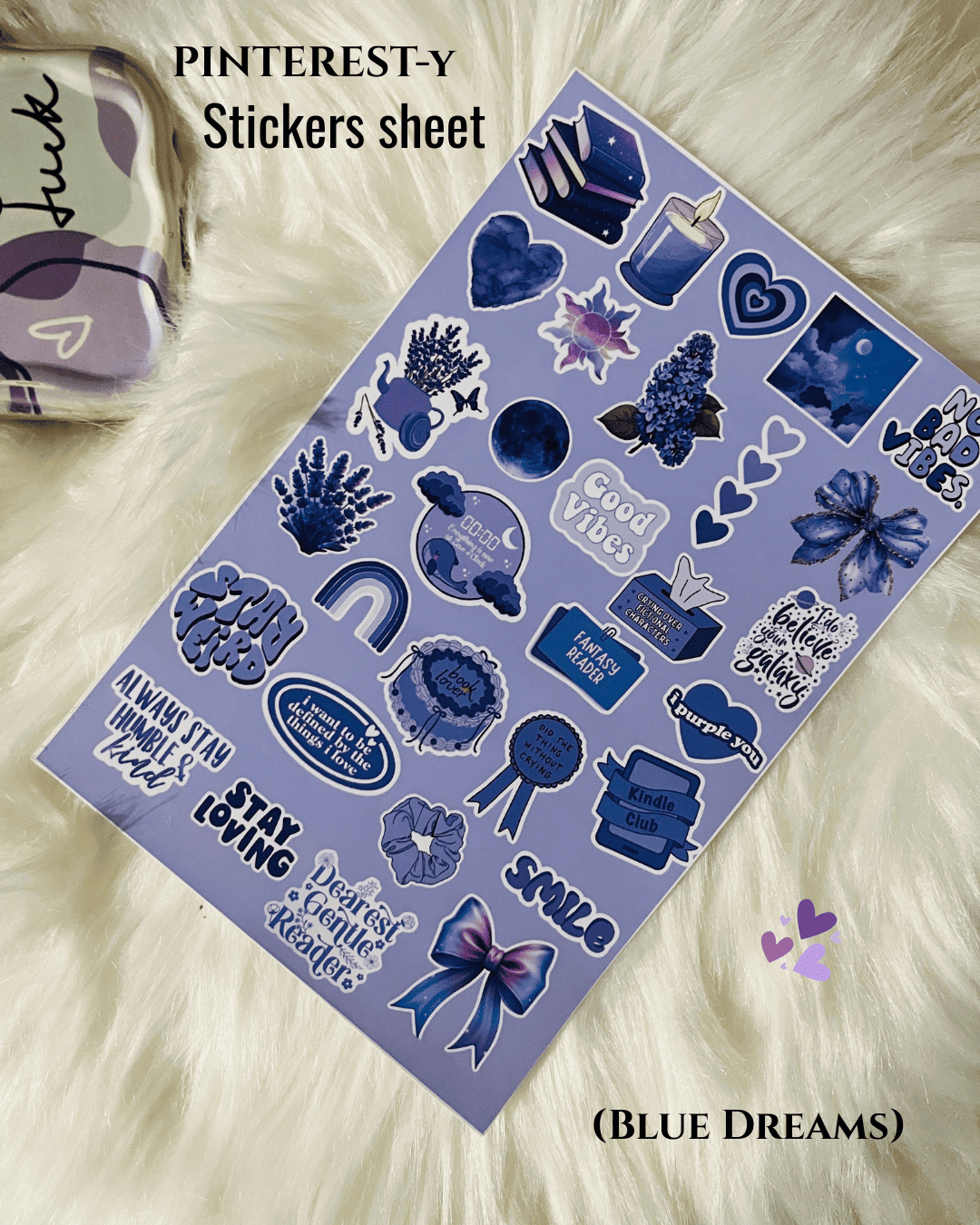 Pack of 3 Aesthetic Sticker Sheets 🎀