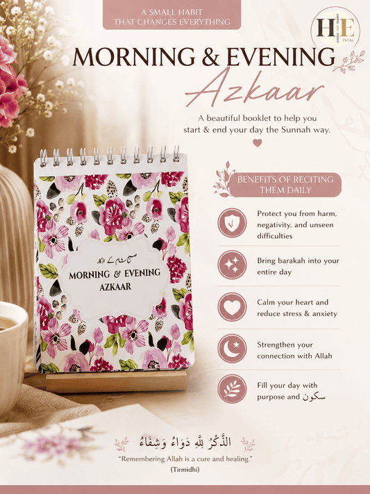 Morning & Evening Azkaar booklet 🌸