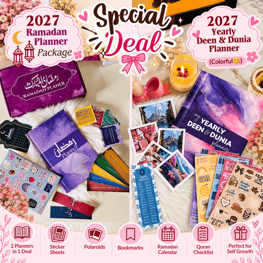 Deal of Yearly & Ramadan planner package 🌸