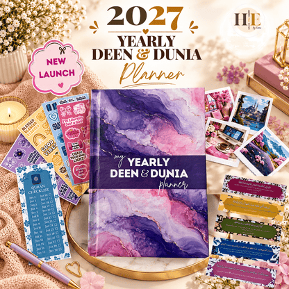 2027 Yearly Deen & Dunia plannner