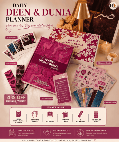 My yearly Deen & Duniya Planner 🎀 (365-Days)